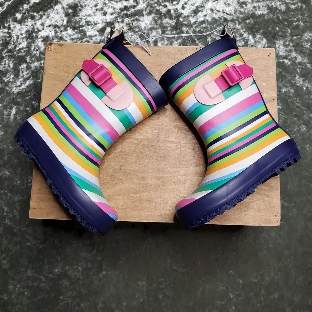 Sun Squad Multicolor Striped Garden Boots
